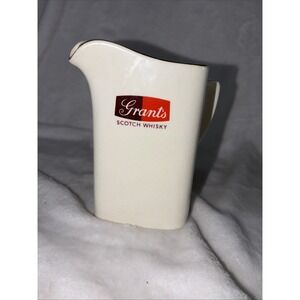 Vintage 70s Grant's Scotch Whisky Ceramic Water Jug Pitcher Triangular Wade GVC